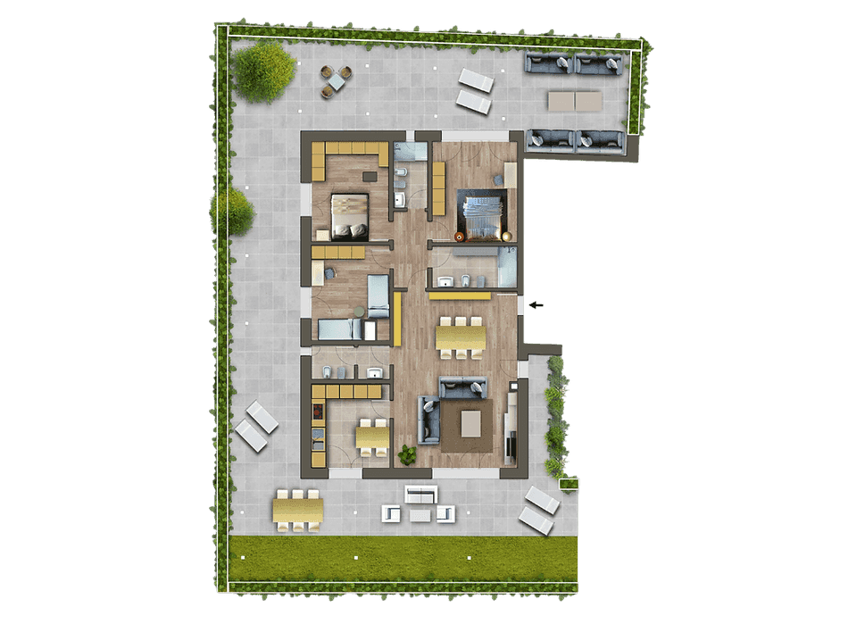 Floor plan Penthouse